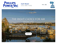 Tablet Screenshot of phillipspowervac.ca